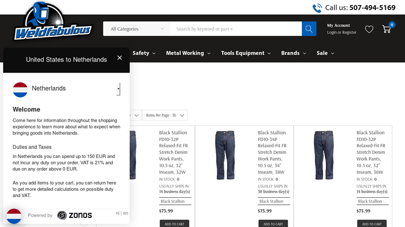 Fire Resistant Pants for Welding at Weldfabulous.com