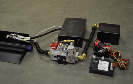 Fireplace Millivolt Electronic Ignition Valve Kit for use with a Wall ...
