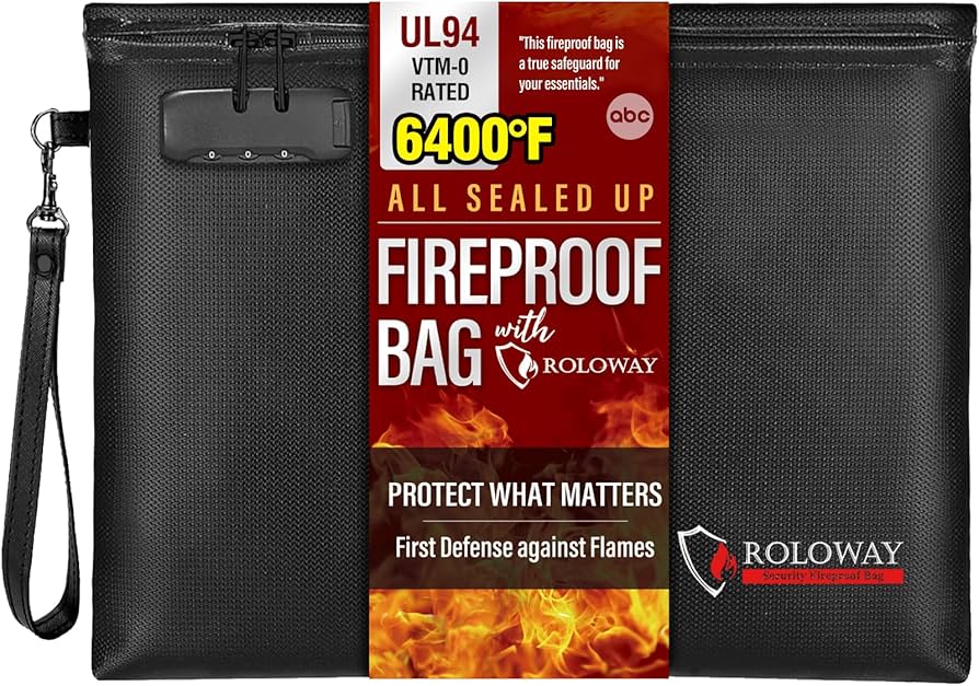 FIREPROOF DOCUMENT BAG