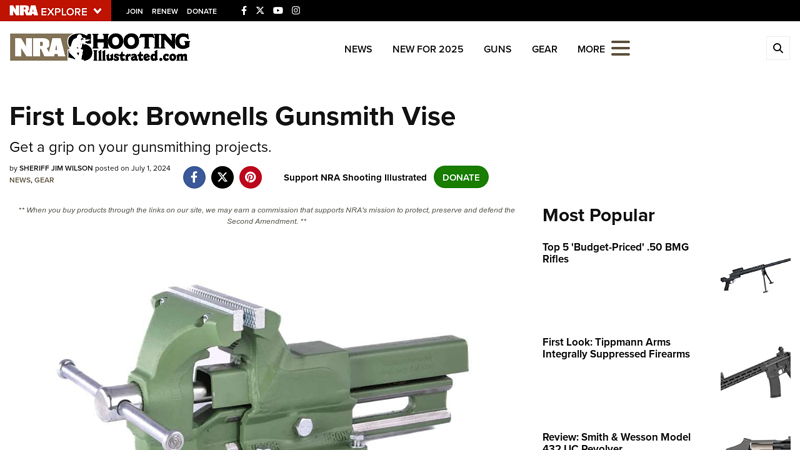 First Look: Brownells Gunsmith Vise