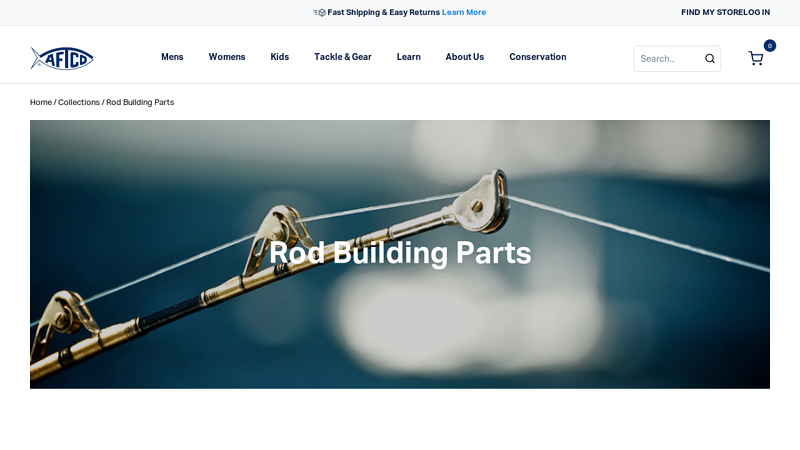 Fishing Rod Parts & Components