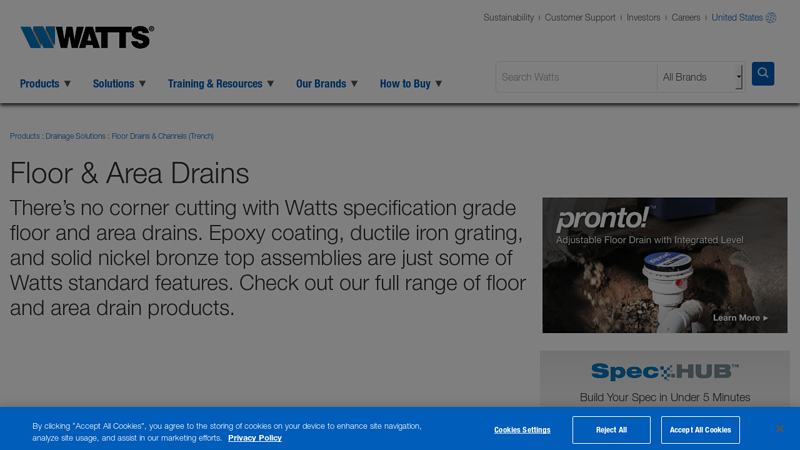 Floor & Area Drains
