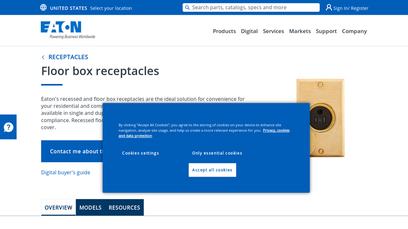 Floor boxes electrical receptacles