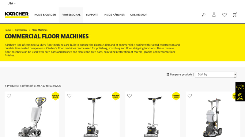 Floor Polishing, Scrubbing & Stripping Machines