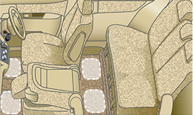 Floor Spacer|Mobility|Products|Sekisui Kasei Co., Ltd.