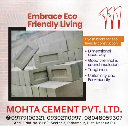 Fly Ash Brick Manufacturer from Indore