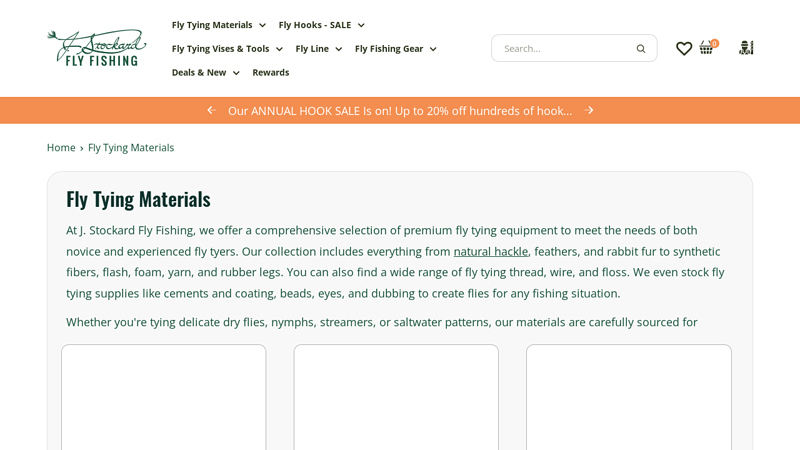 Fly Tying Materials & Supplies