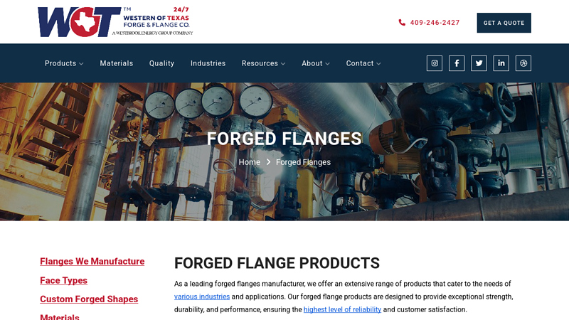 Forged Flange Manufacturer