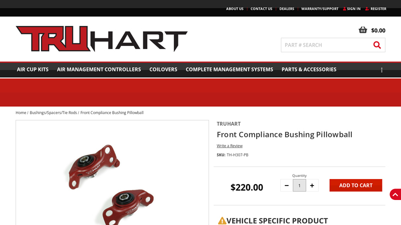 Front Compliance Bushing Pillowball #TH