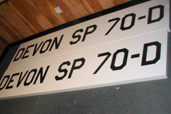 FRP Platform Signs