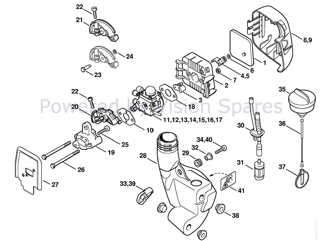 FS55 C-E Brushcutter Parts