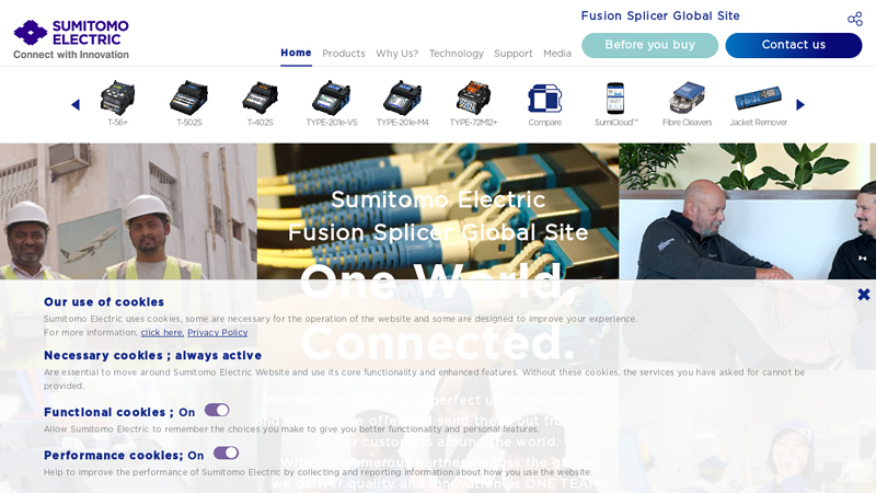 Fusion Splicers｜Sumitomo Electric(US)