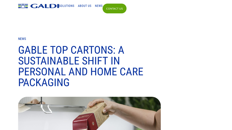 Gable Top Cartons for Personal and Care Packaging