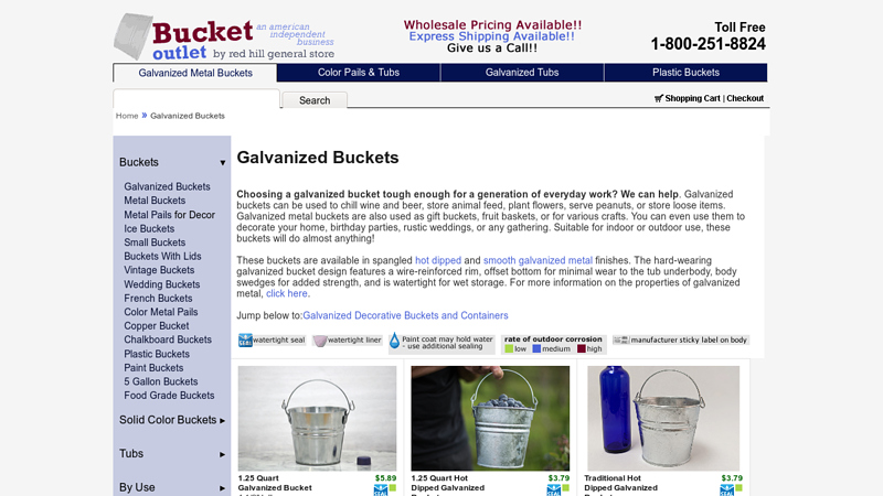 Galvanized Pails