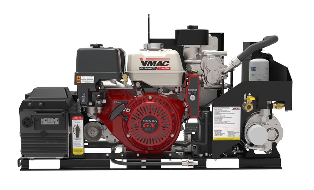 Gas Air Compressor and Generator Combination Units