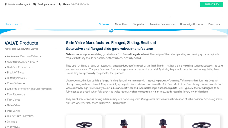 Gate Valve Manufacturer: Flanged, Sliding, Resilient