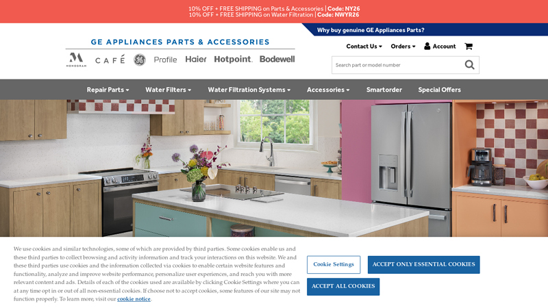 GE Appliances Replacement Parts Search