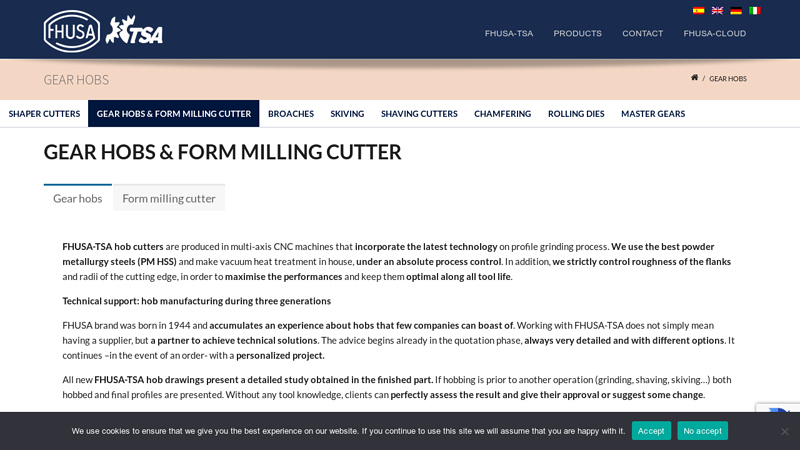 gear hobs & form milling cutter