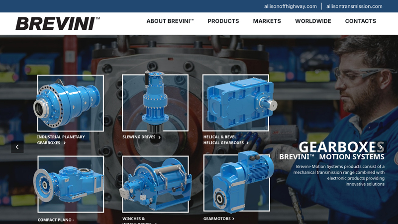 Gearboxes Brevini Motion Systems