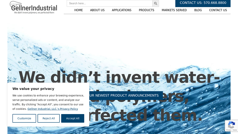 Gellner Industrial Waterbased Acrylic Polymers