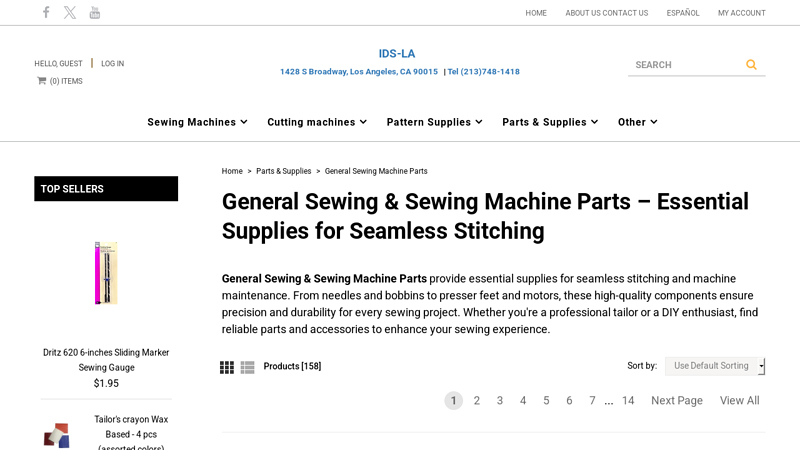 General Sewing & Sewing Machine Parts