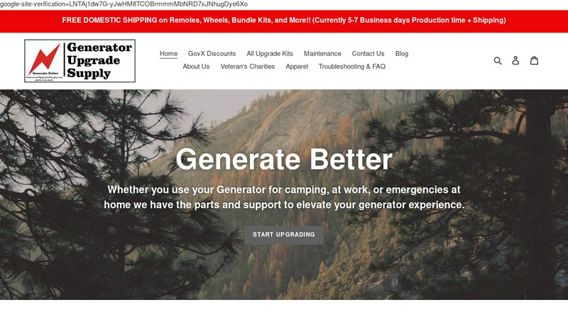 Generator Upgrade Supply