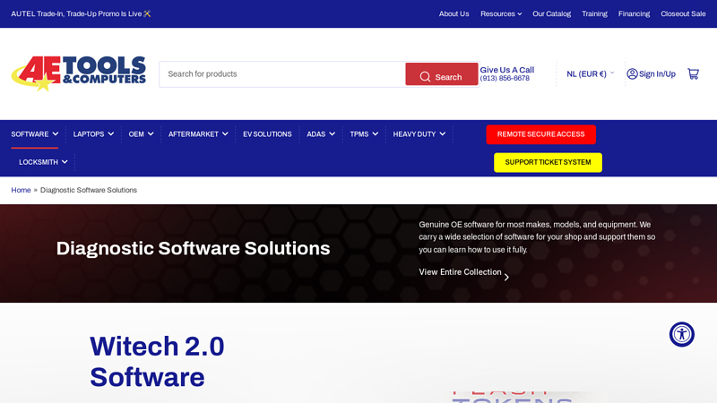 Genuine OE Diagnostic Software Solutions for All Makes & Models