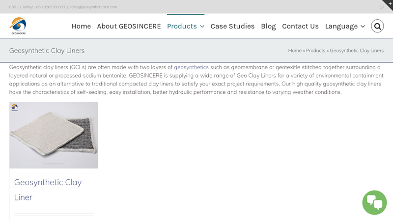 Geosynthetic Clay Liners