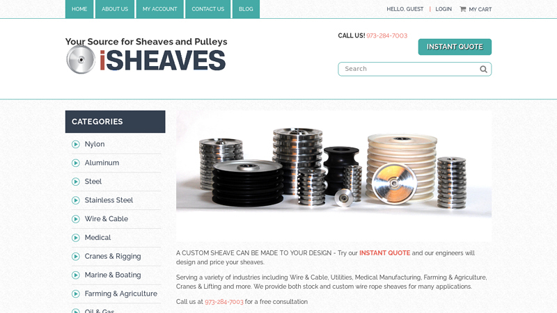 Get Wire Rope Sheaves & Pulleys Here