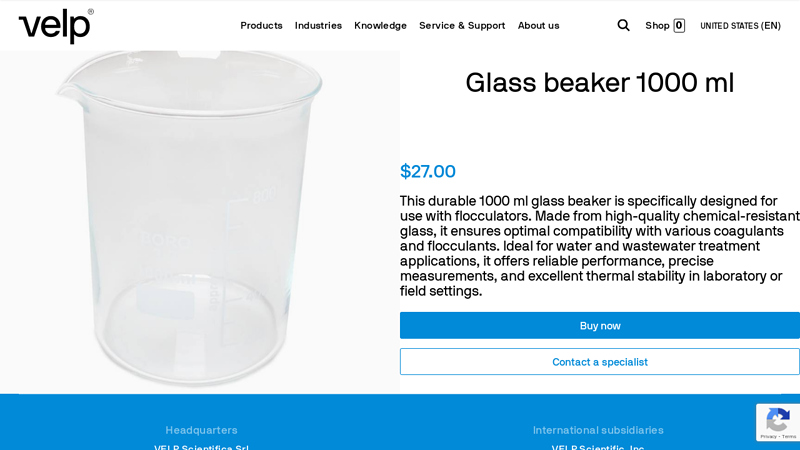 Glass beaker 1000 ml
