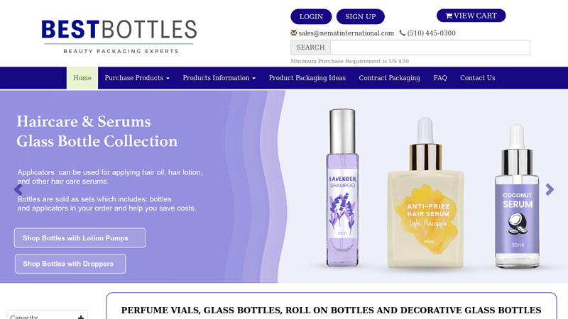 Glass Bottles and containers for Perfumes Wholesale, Perfume ...