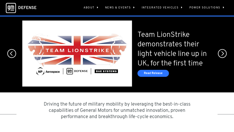 GM Defense: Driving the Future of Military Mobility