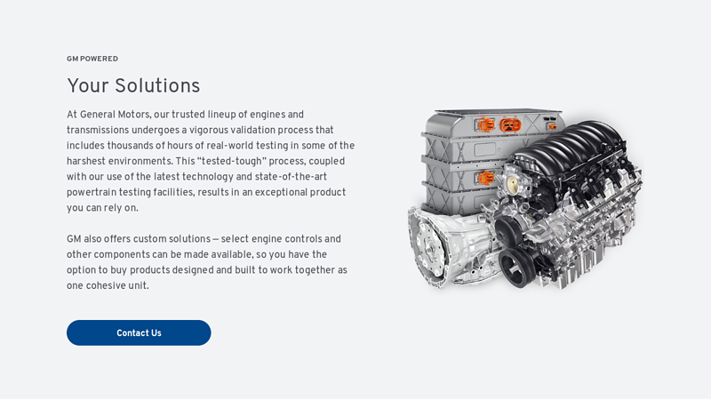 GM Engine and Transmission Products