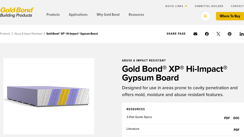 Gold Bond® XP® Hi