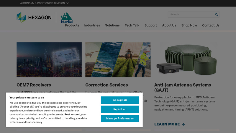 GPS & GNSS Equipment, Products & Solutions