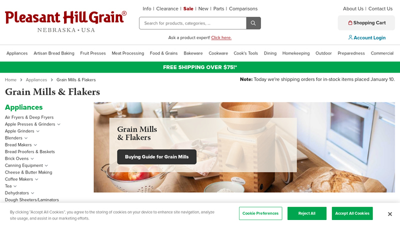 Grain Mill, Flour Mill, Grinder