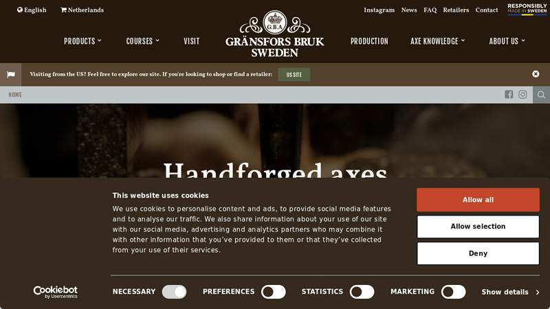 Gränsfors Bruk Sweden