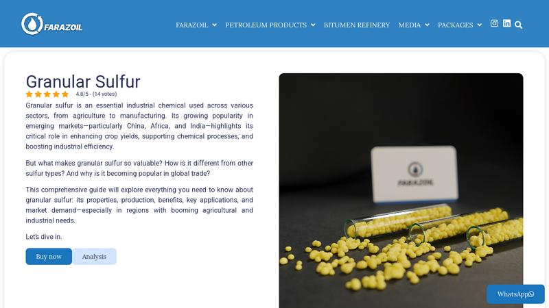 Granular Sulfur