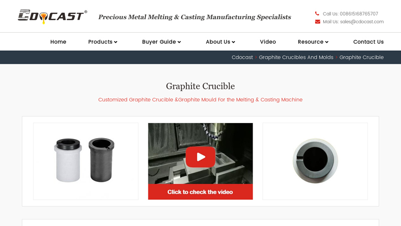 Graphite Crucible &Graphite Mould