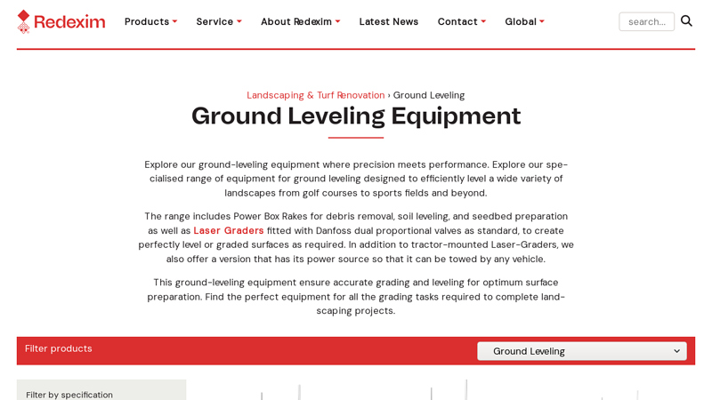 Ground Leveling Equipment