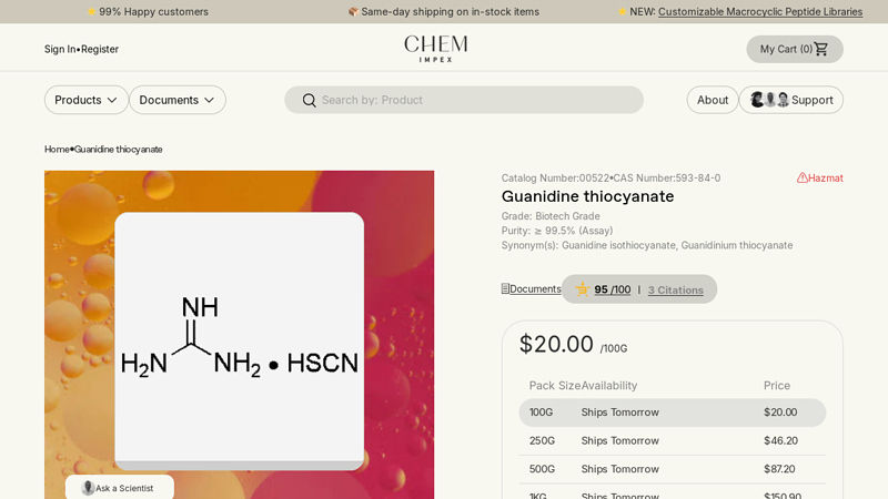 Guanidine thiocyanate