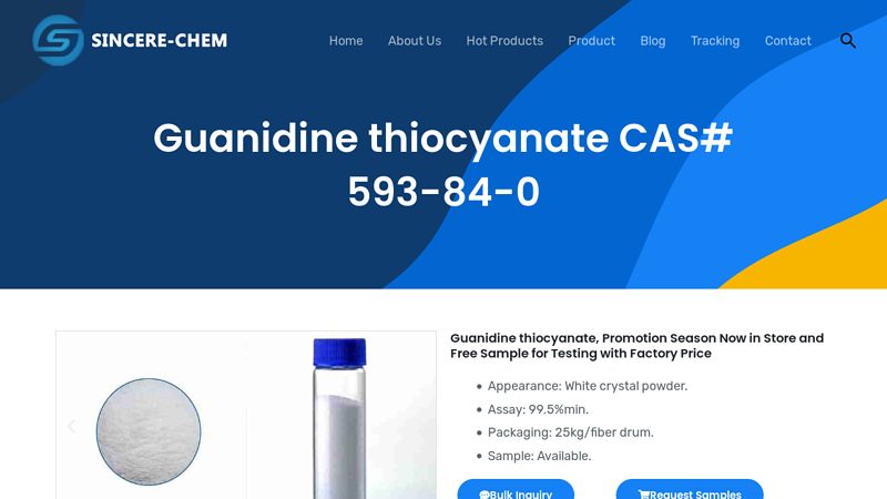 Guanidine thiocyanate CAS# 593