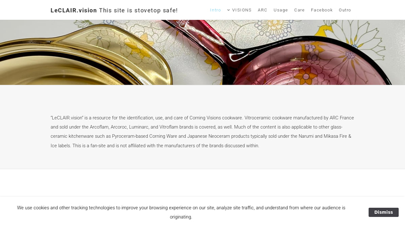 GUIDE TO CORNING VISIONS AND ARC VITROCERAMIC ...