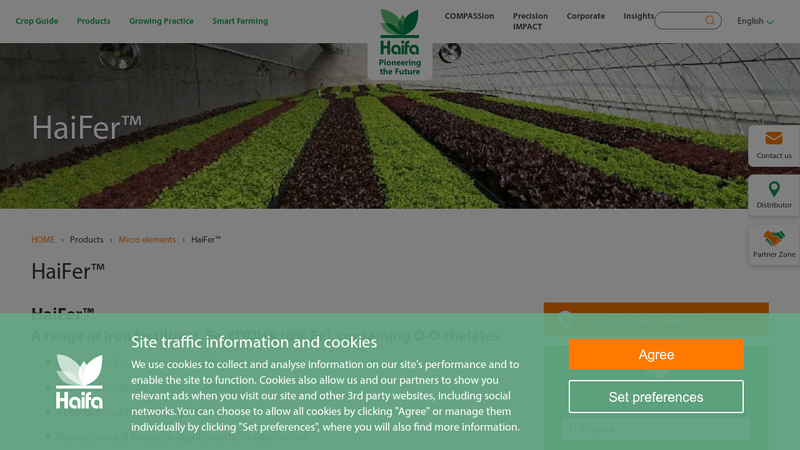 Haifa Micro™ Chelated Iron Fertilizer