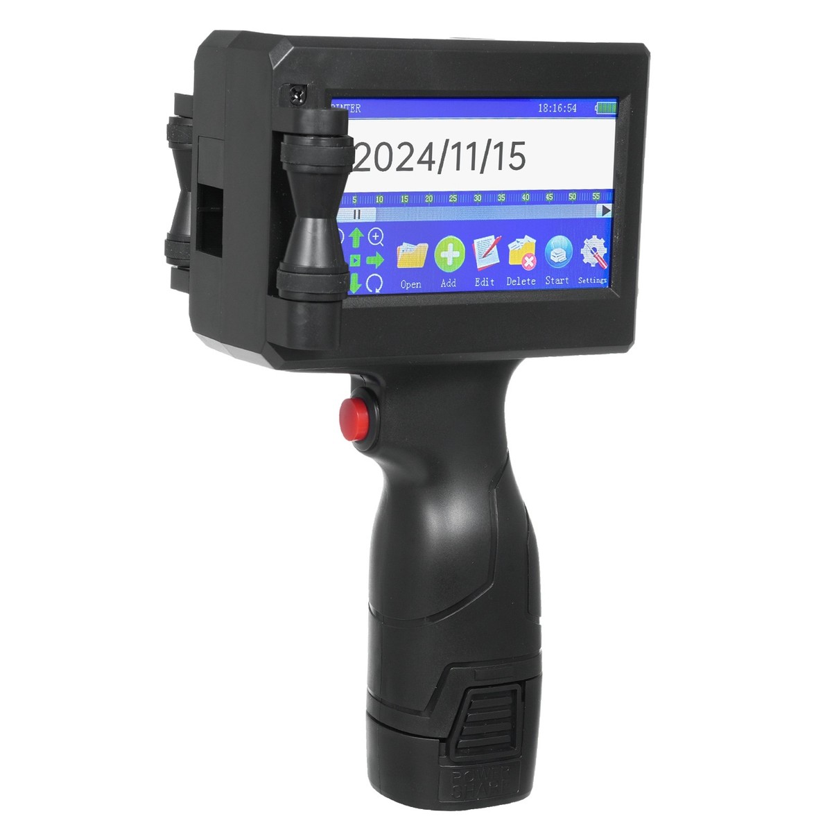 Handheld inkjet printer