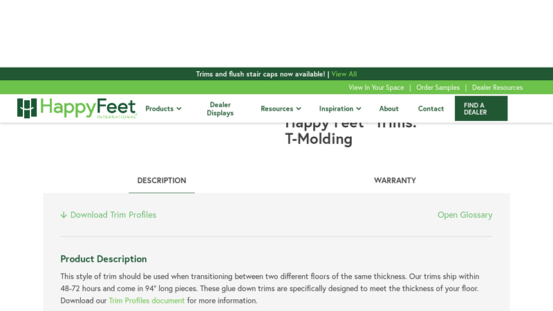 Happy Feet® Trims: T