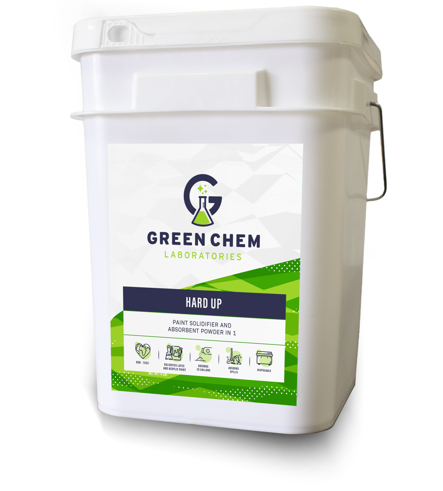 hard up paint solidifier & absorbent powder