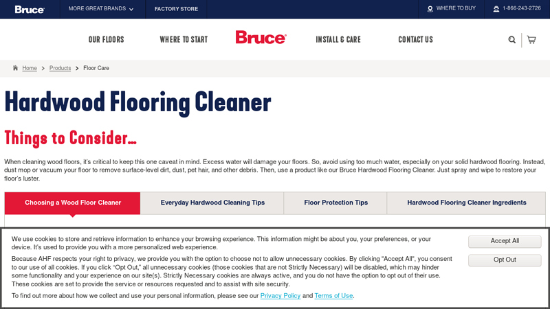 Hardwood Flooring Cleaner