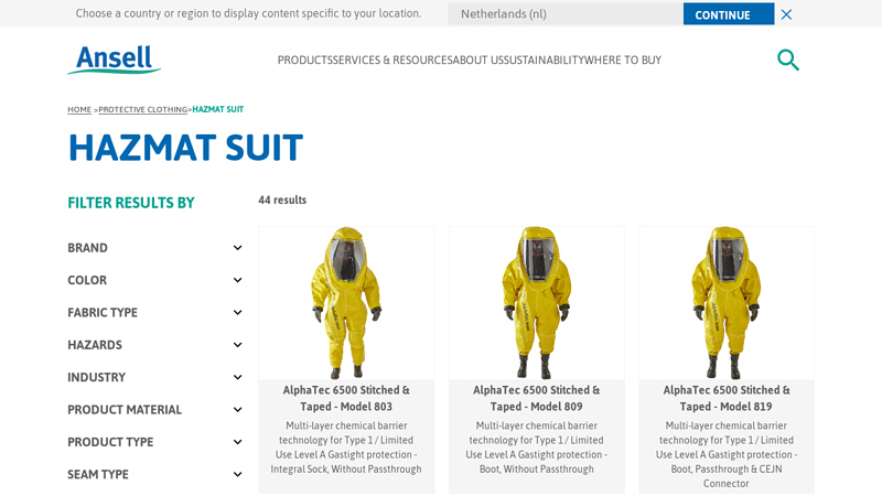 Hazmat Suit