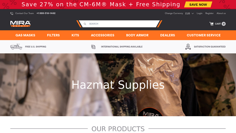 Hazmat Supplies & Professional Protective Gear